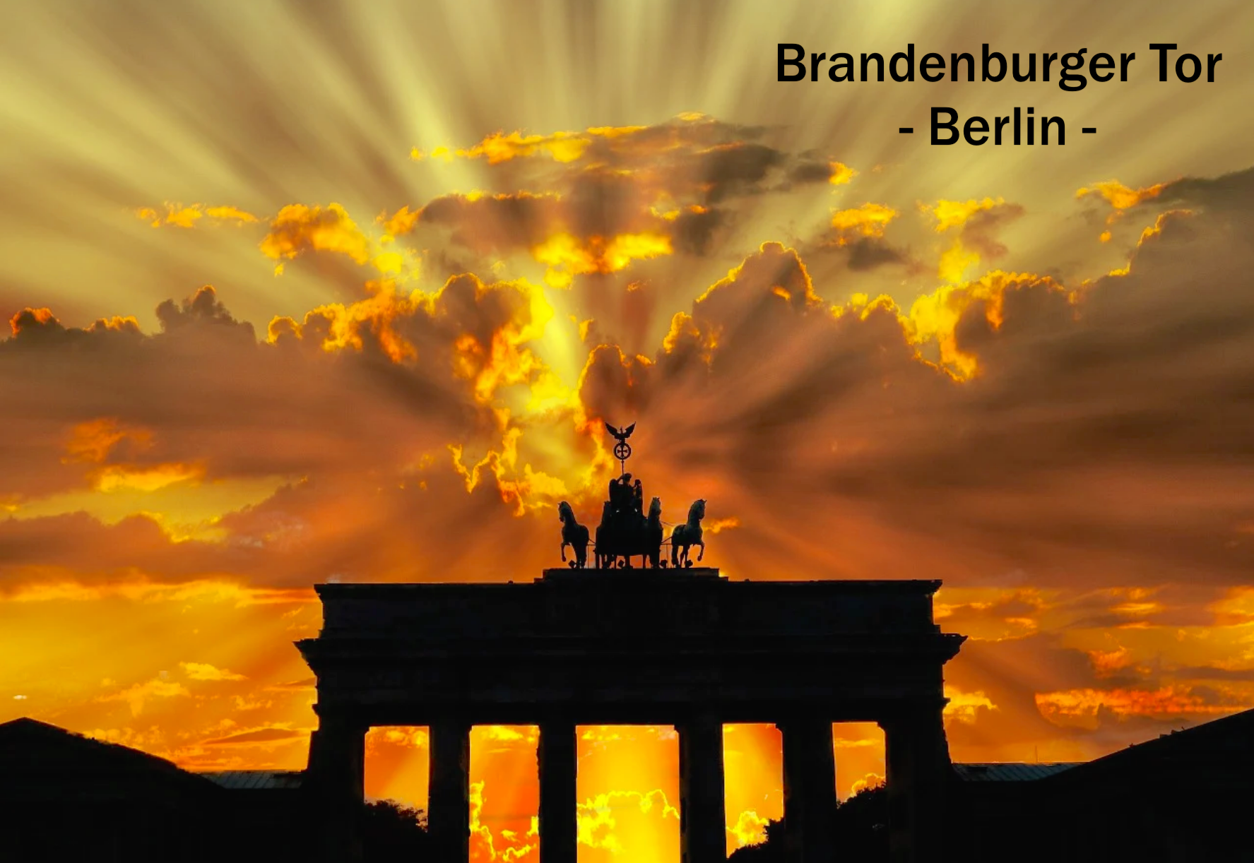 Monuments - Berlin/ la porte de Brandebourg