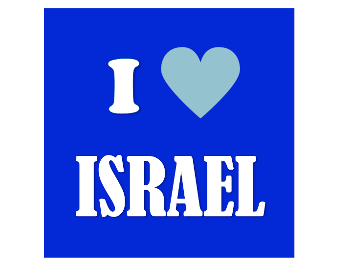 I love (pays)...Israel...