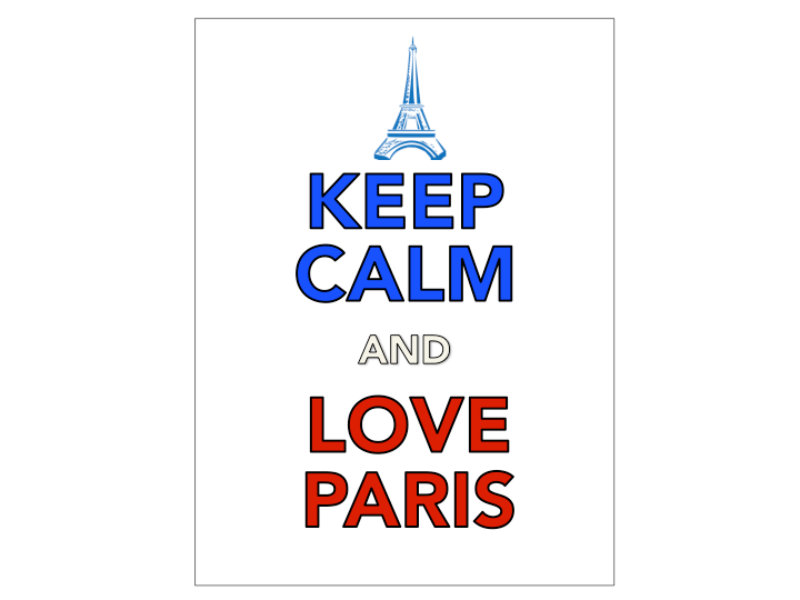 KEEP CALM and Love PARIS