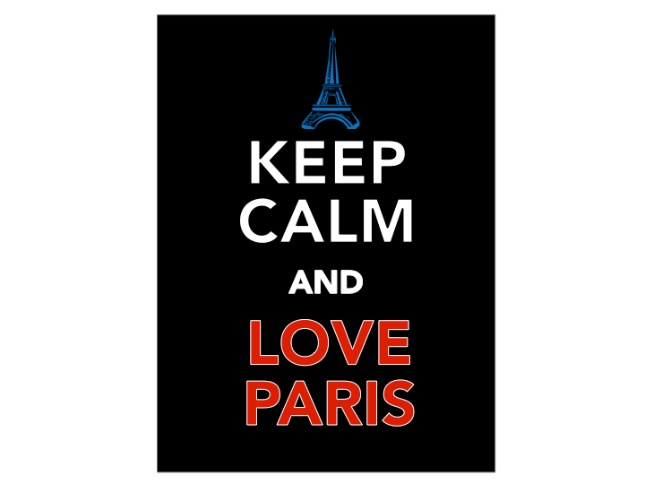 KEEP CALM and Love PARIS