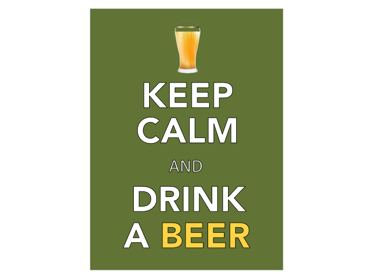 KEEP CALM and Drink a Beer