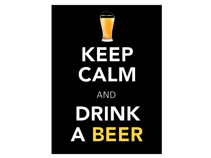 KEEP CALM and Drink a Beer