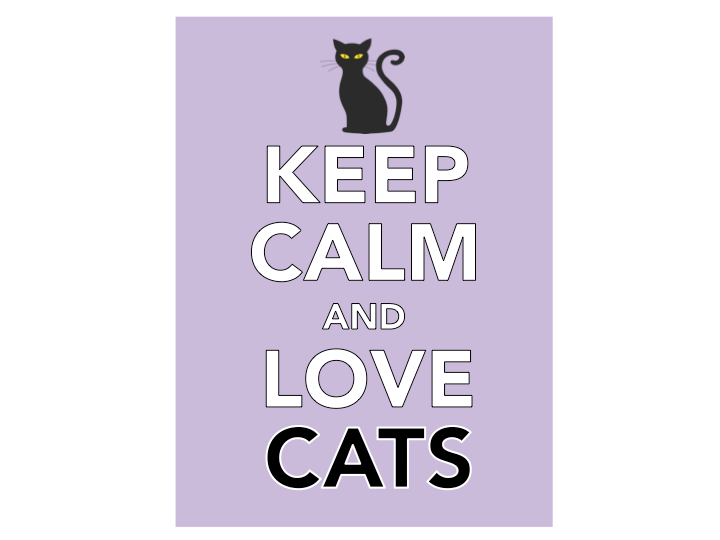 KEEP CALM and Love Cats