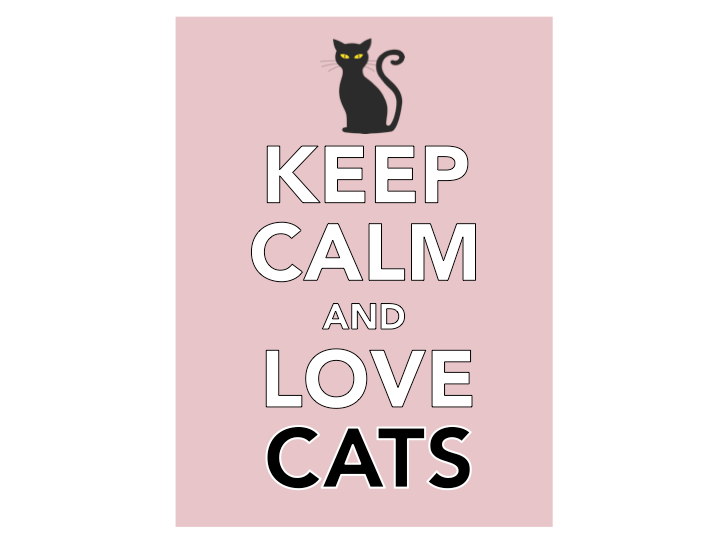 KEEP CALM and Love Cats