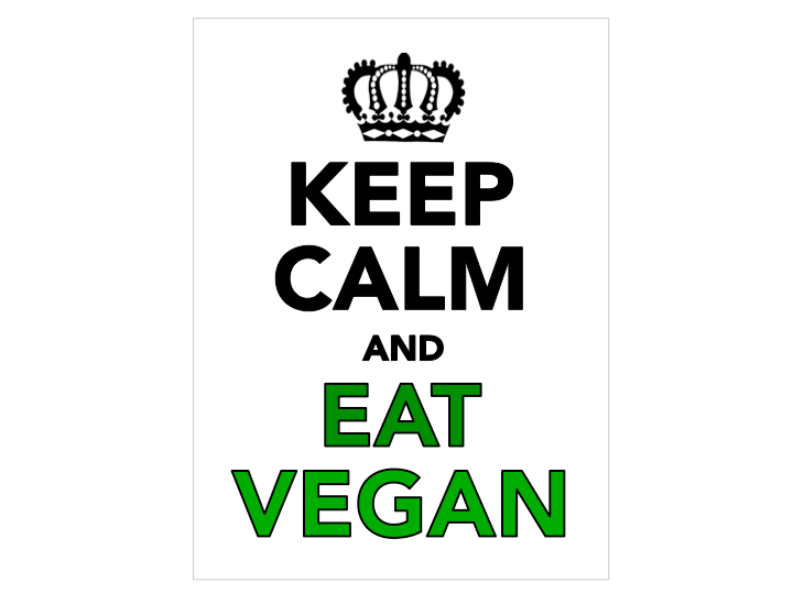 Keep CALM and eat Vegan