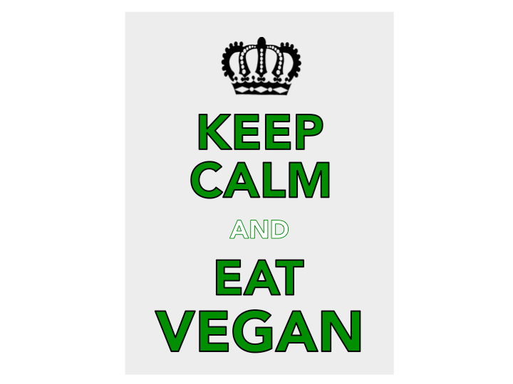 Keep CALM and eat Vegan
