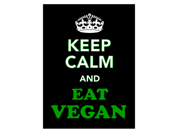 Keep CALM and eat Vegan
