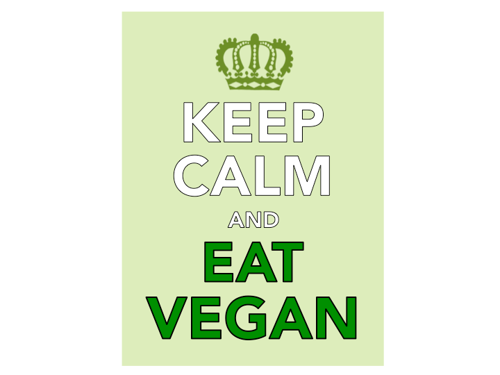 Keep CALM and eat Vegan
