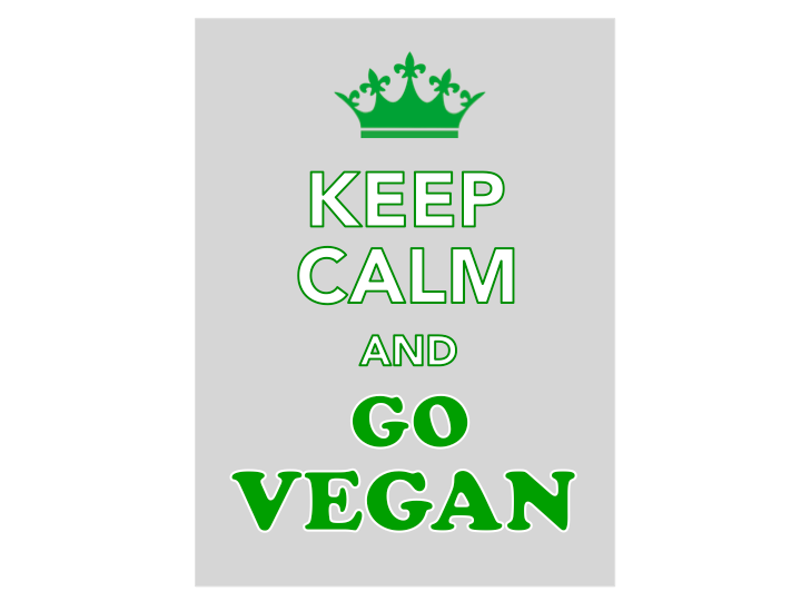 Keep CALM and Go Vegan
