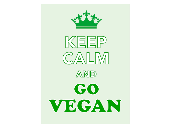 Keep CALM and Go Vegan
