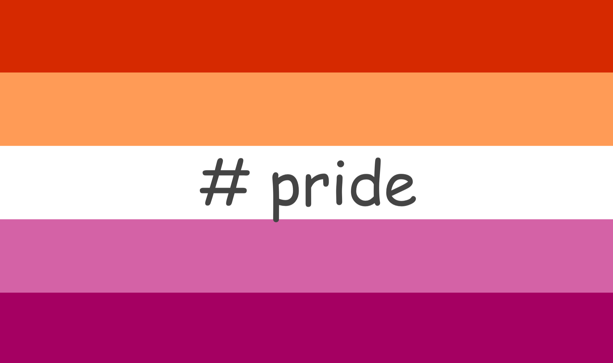 drapeau lesbien - pride