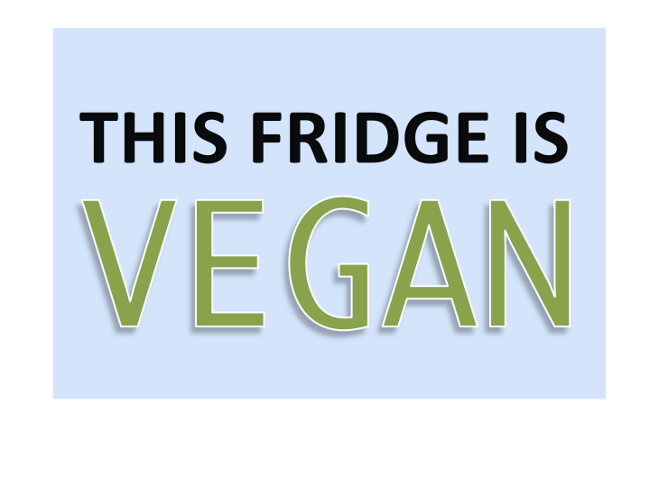 vegan / this fridge