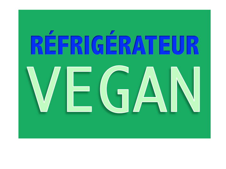 vegan / réfrigérateur