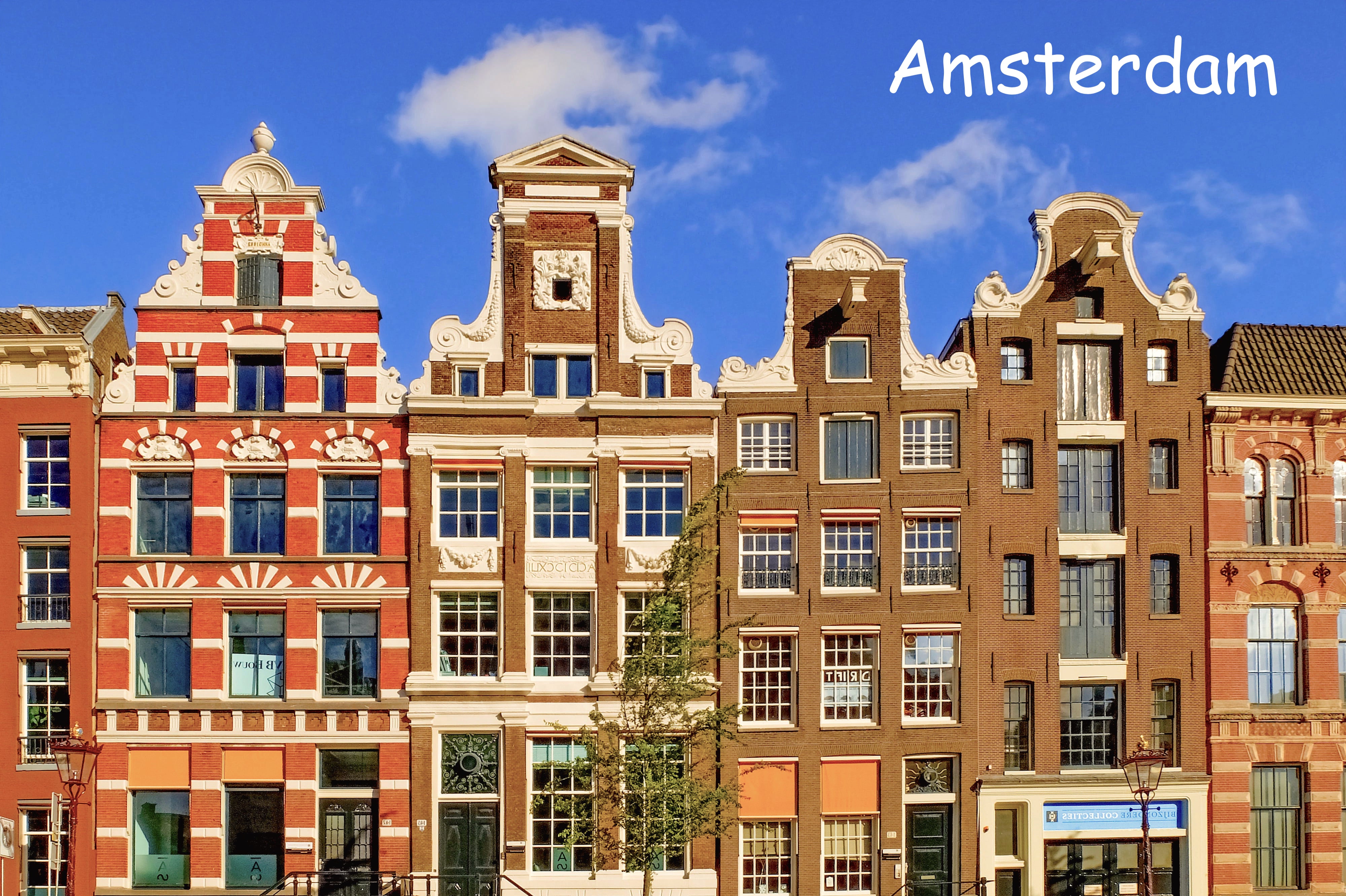 Villes - Amsterdam/maisons typiques