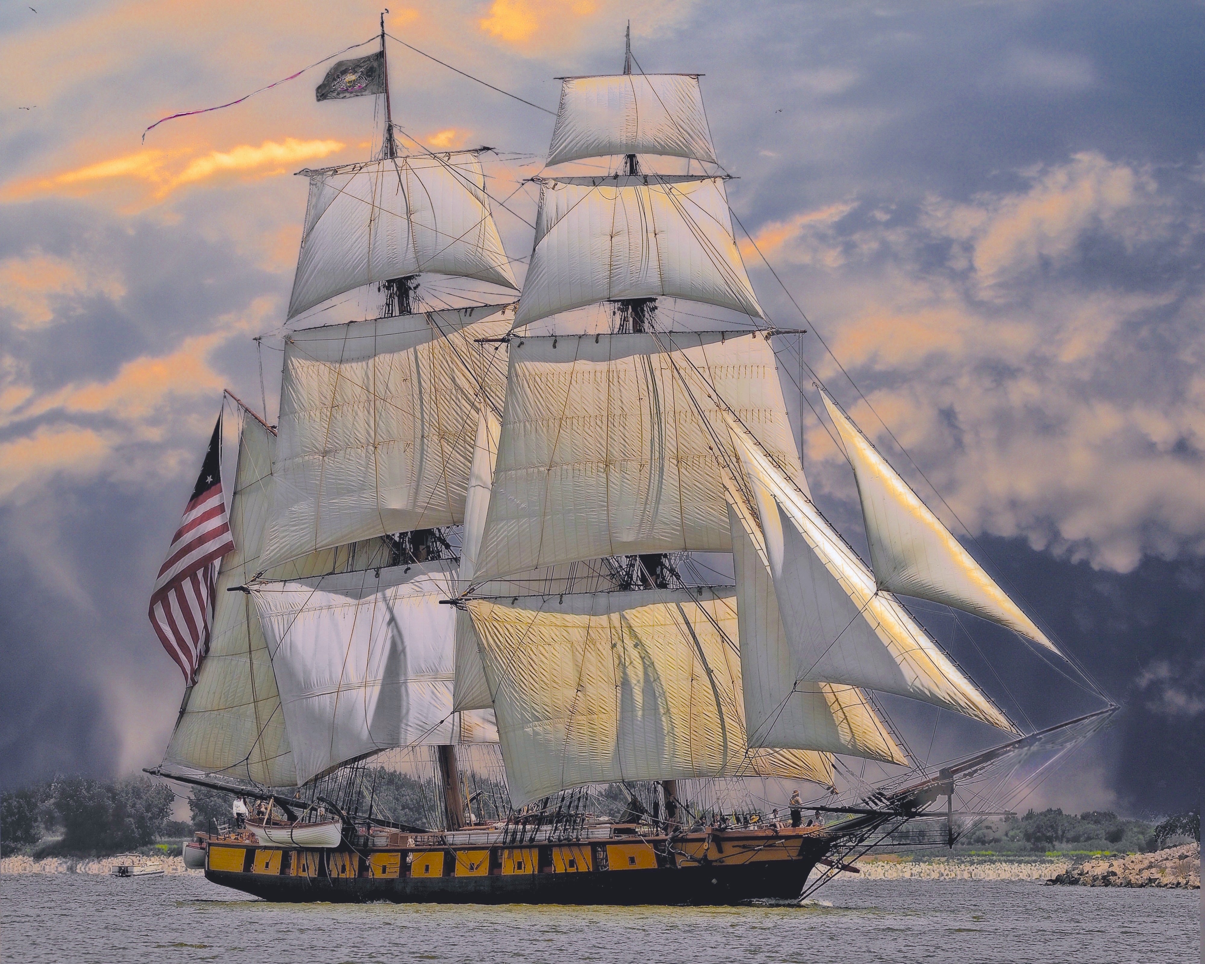 bateaux /voilier - orage
