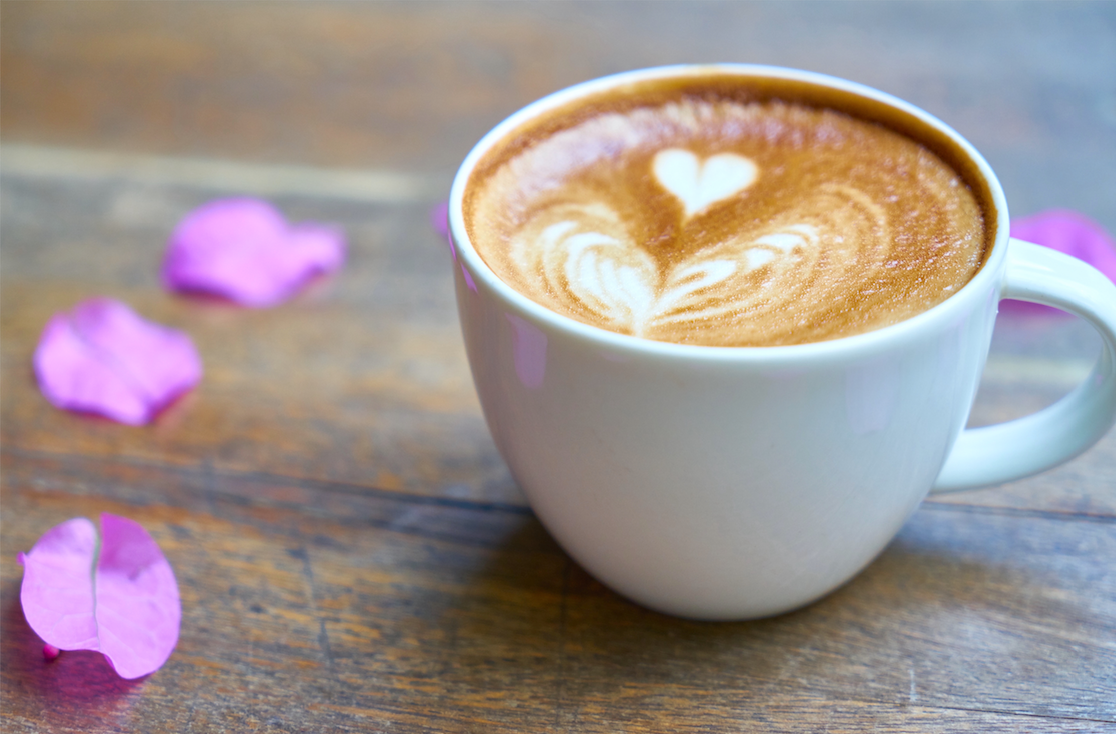 Amour-tendresse-amitié /coeur dans café