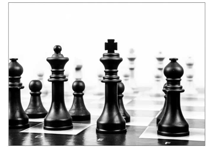 divers / jeu d'échecs