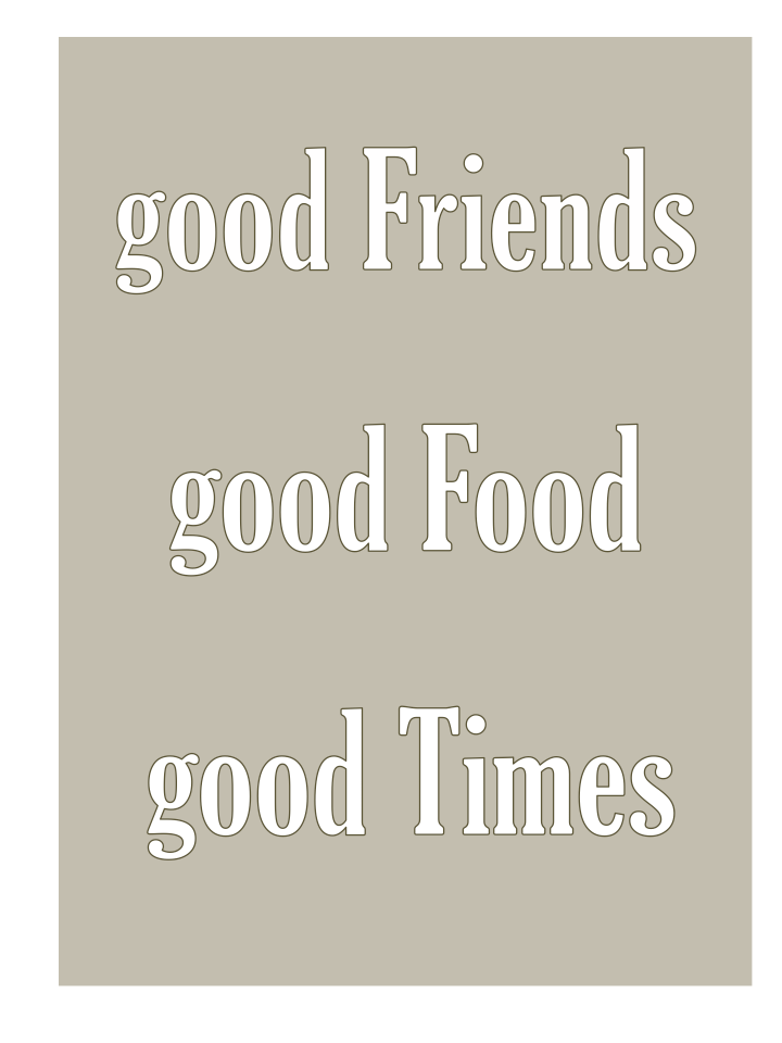 citation d'amitié (good friends)