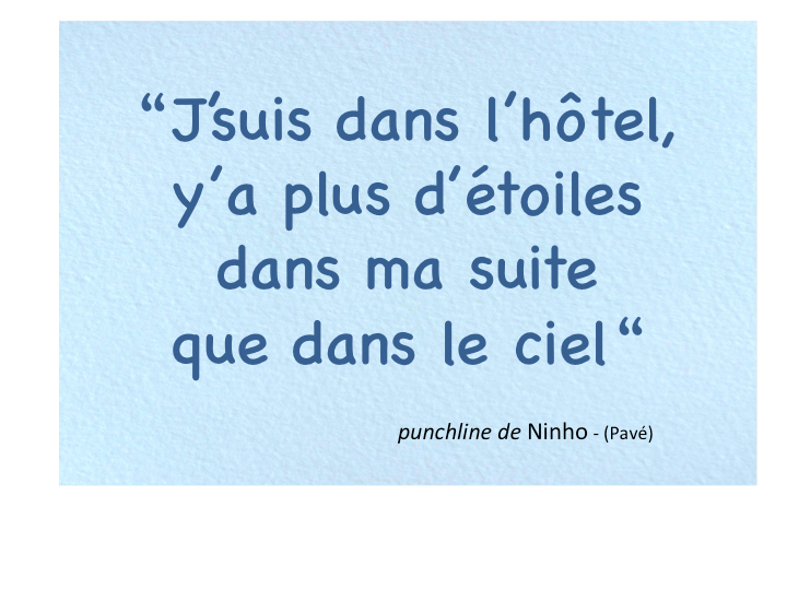 punchline RAP de Ninho