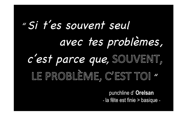 punchline RAP de Orelsan