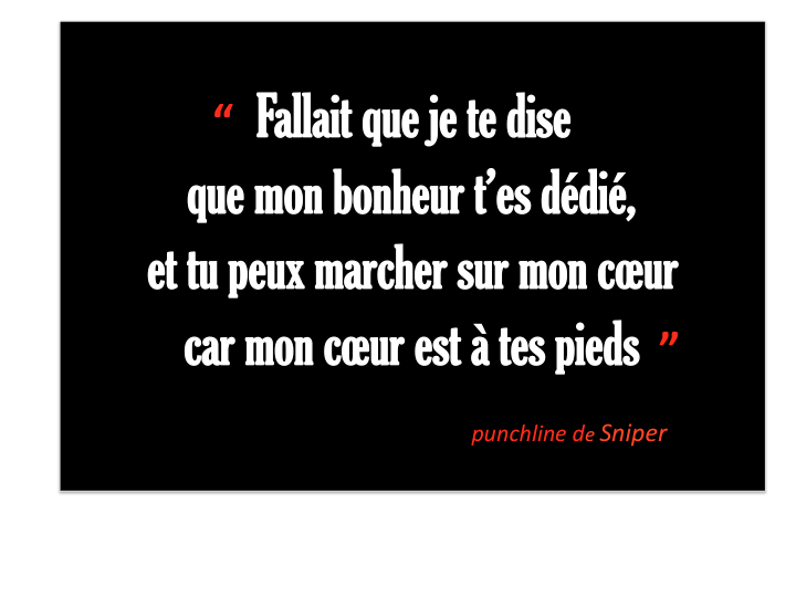 punchline RAP de Sniper