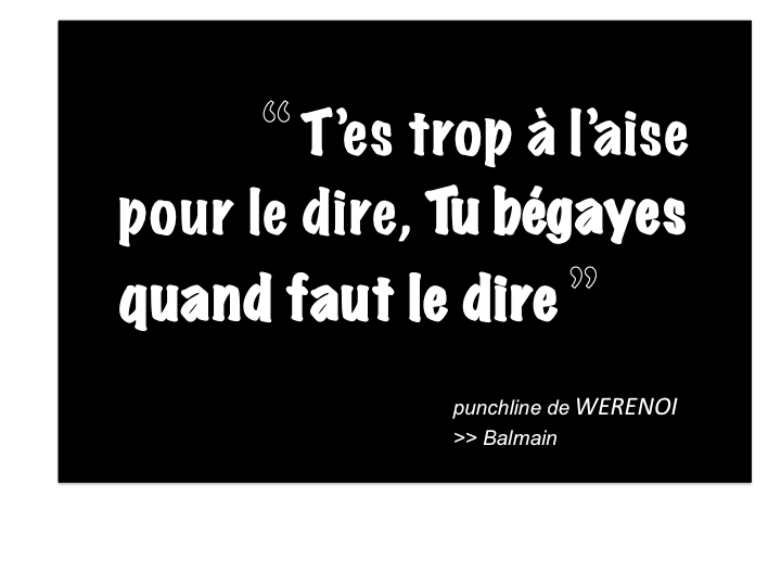 punchline RAP de Werenoi
