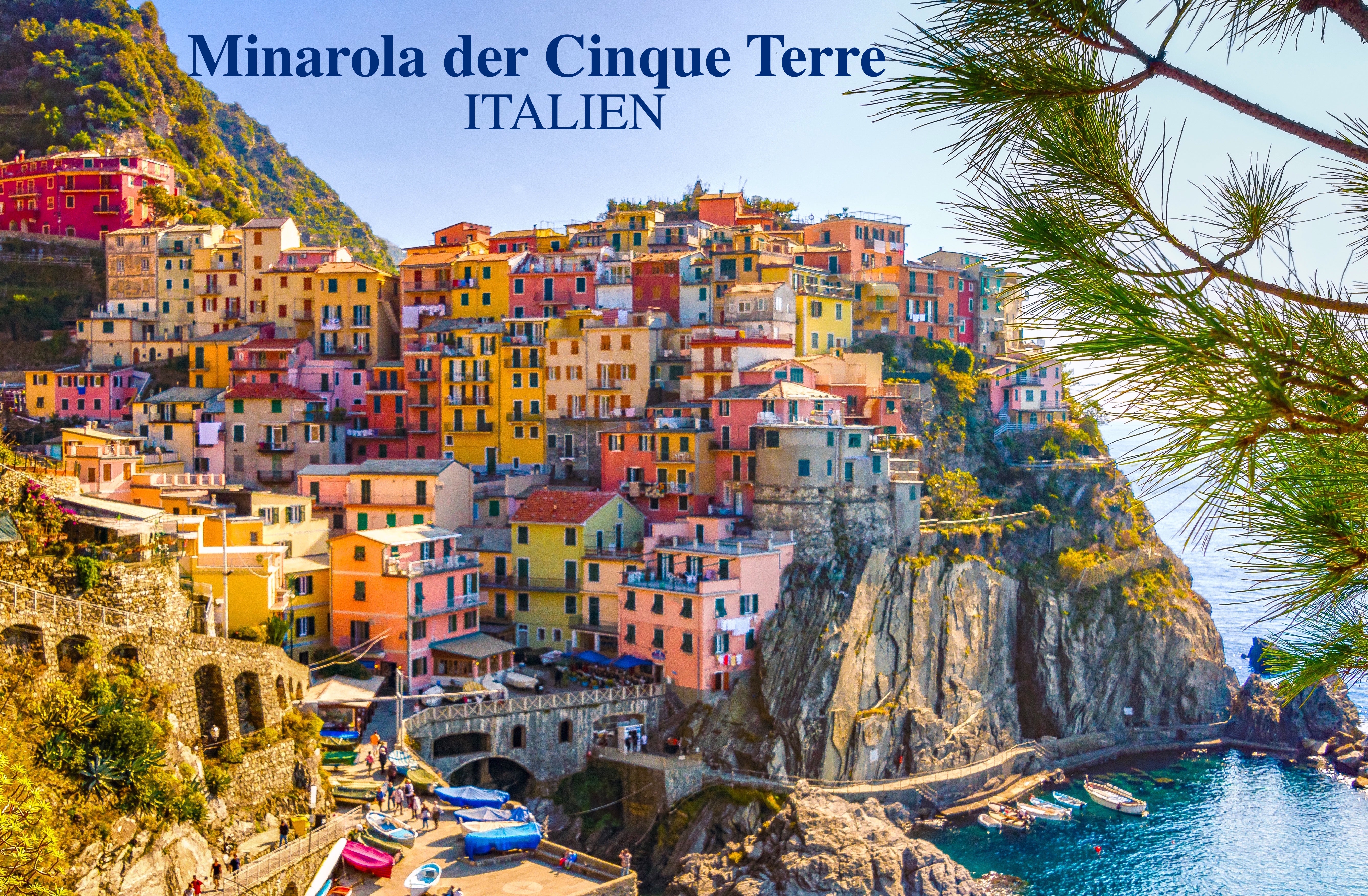 Sites touristiques -village Manarola des "Cinque Terre"/Italie