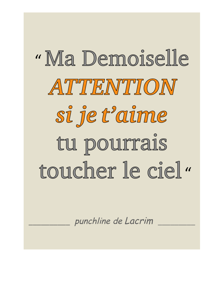 punchline RAP de Lacrim