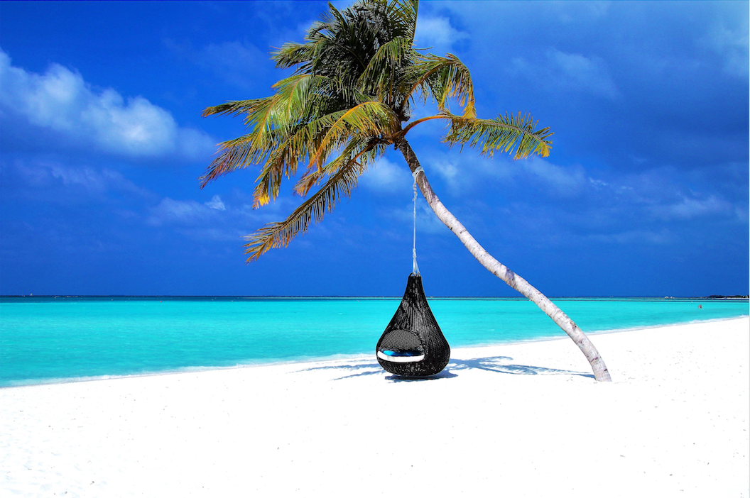 nature - plage /des Maldives avec hamac