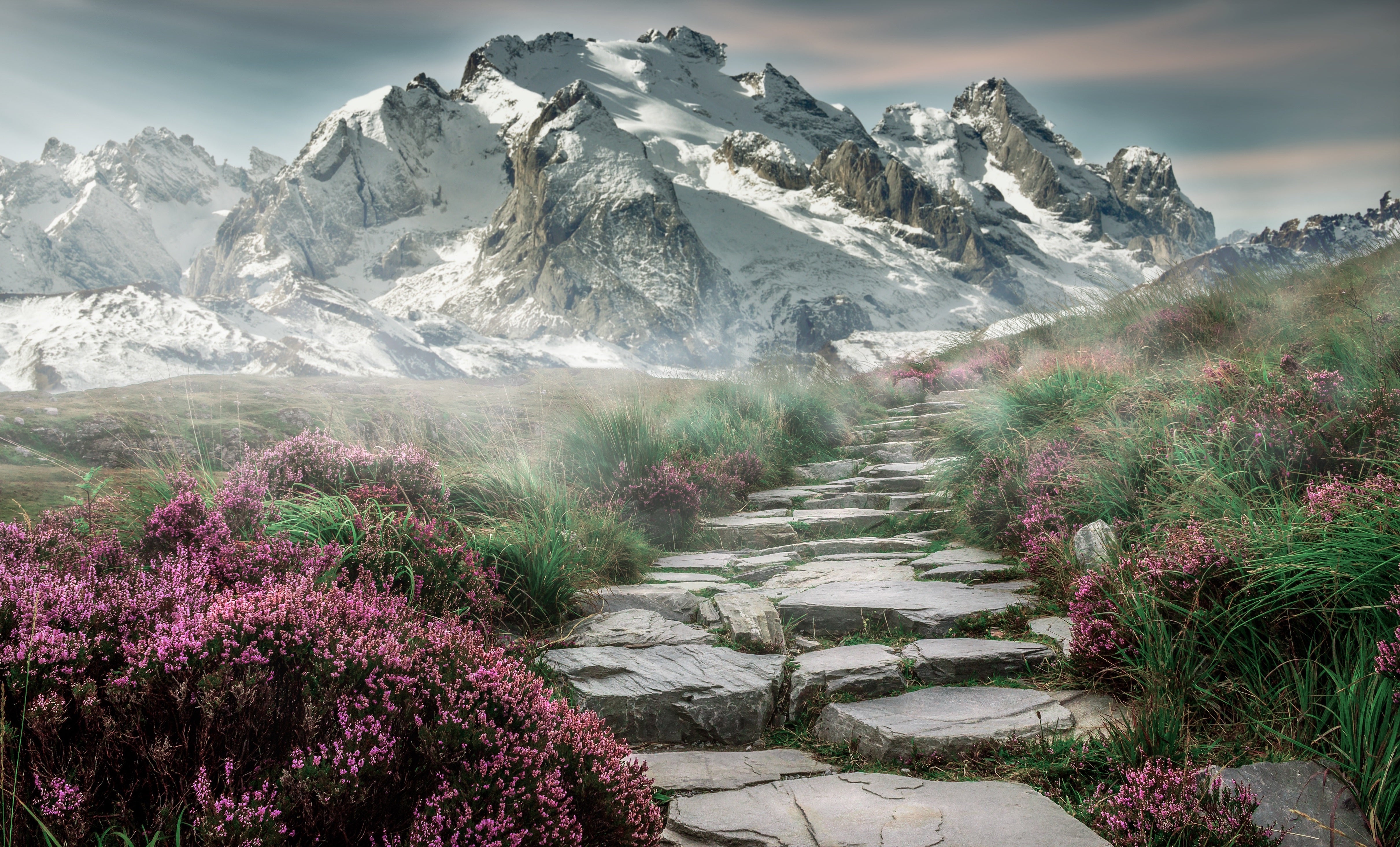 paysage - montagne/chemin montagnard