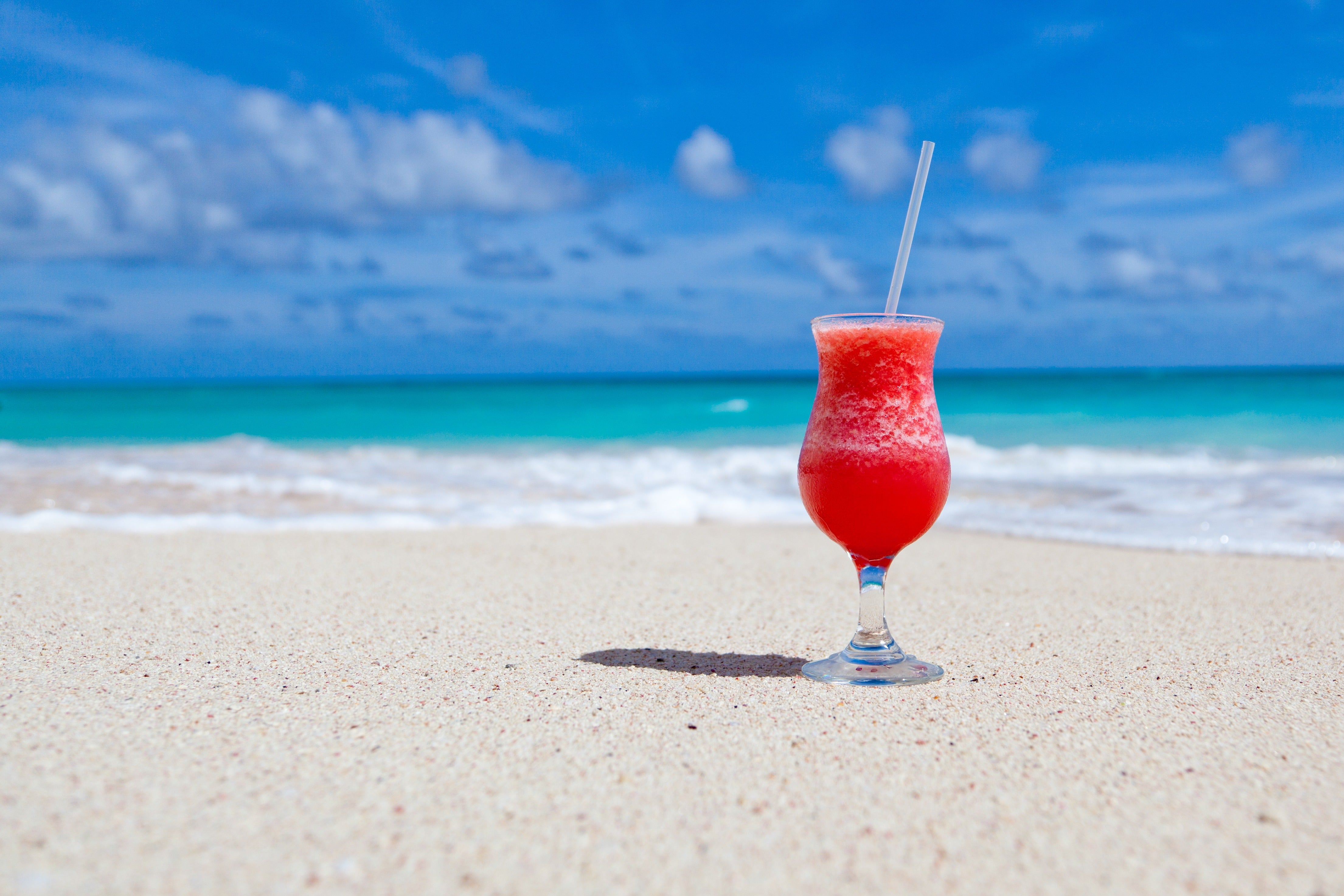 nature - plage /des Caraïbes, cocktail