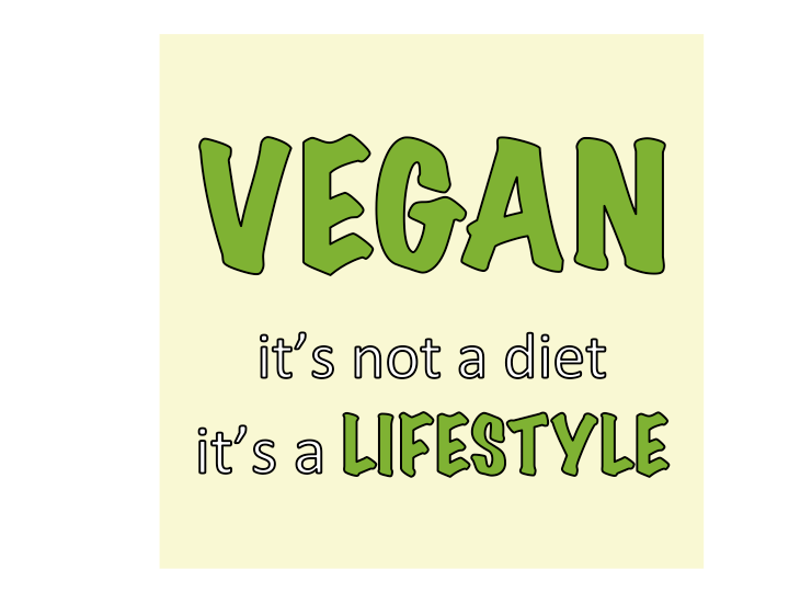 vegan / it's not a diet