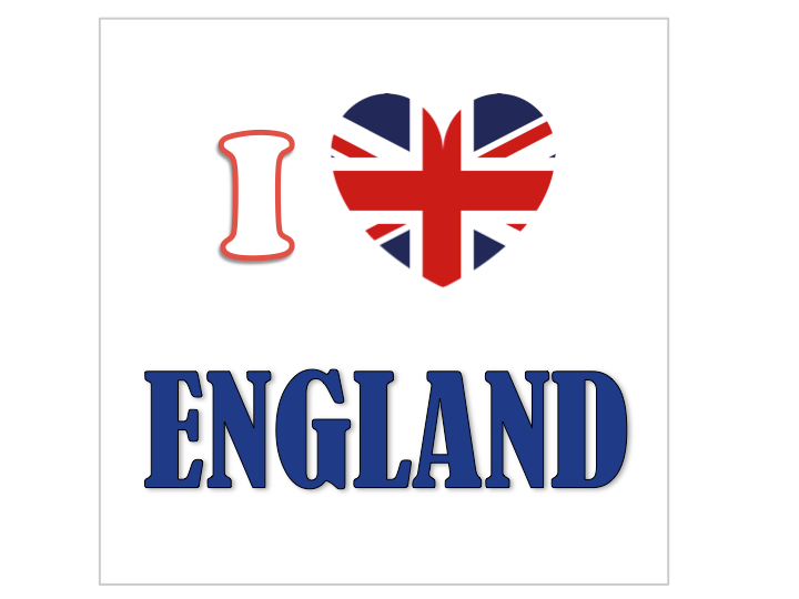 I love (pays)...UK... j'aime...l'Angleterre