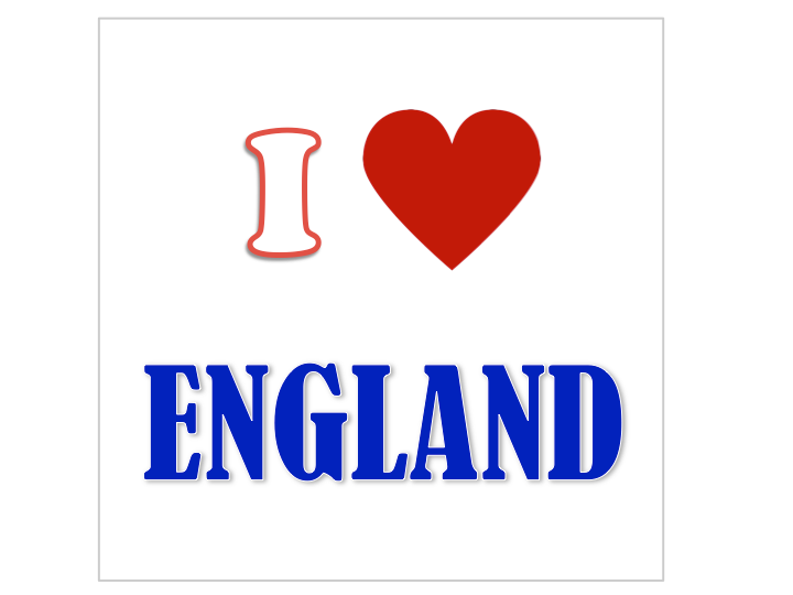 I love (pays)...UK... j'aime...l'Angleterre
