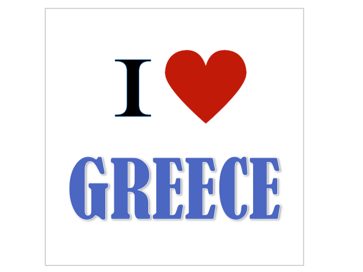 I love (pays)...Greece...Grèce