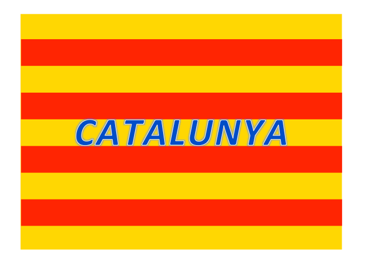 drapeau région -E - Catalogne Catalunya