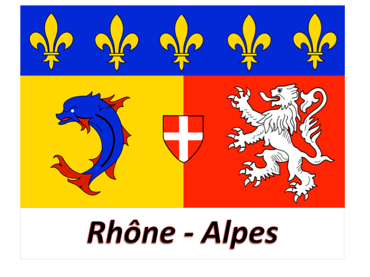 drapeau région -F - Rhône-Alpes