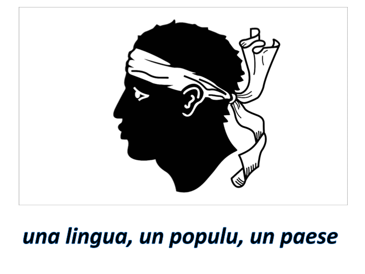 drapeau région -F - Corse (una lingua)
