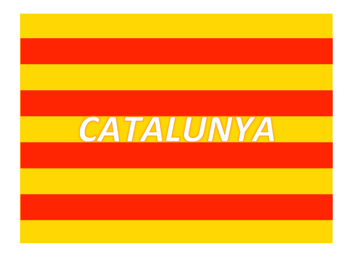 drapeau région -E - Catalogne Catalunya