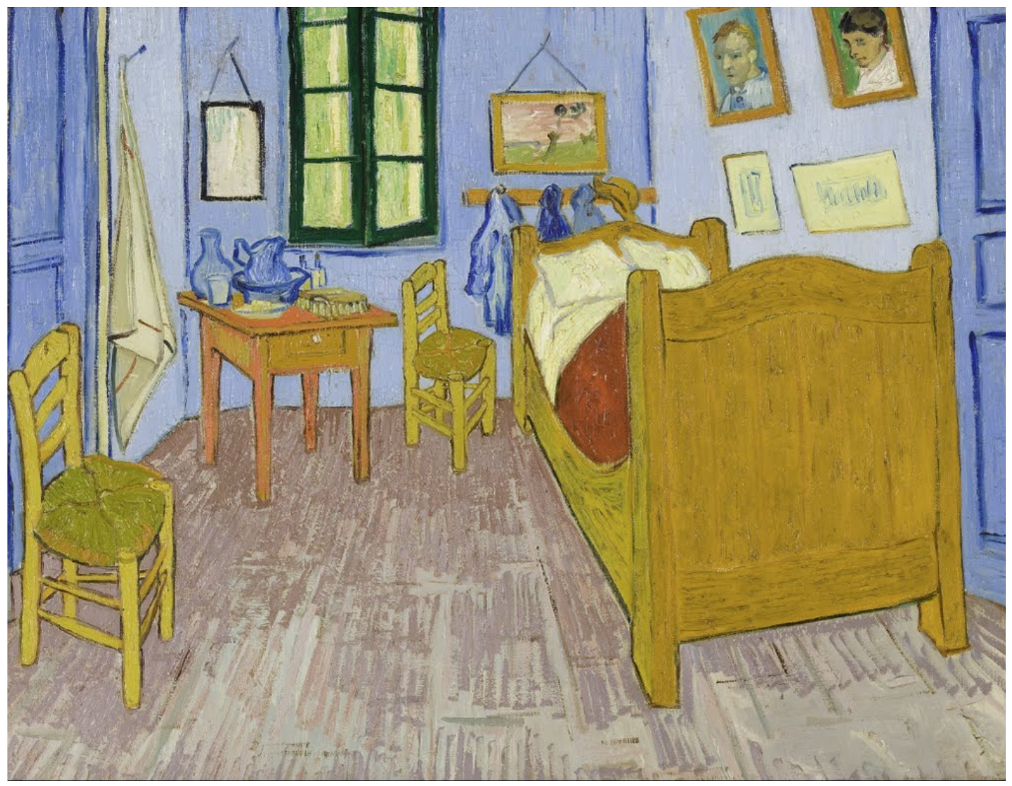 peinture-Hollandais- Van Gogh /La chambre à coucher