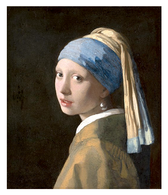 peinture-hollandais- Vermeer /La jeune fille à la perle