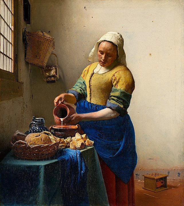 peinture-hollandais- Vermeer /La laitière