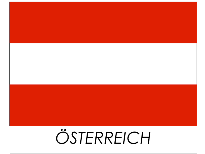 drapeau pays - Autriche / Österreich