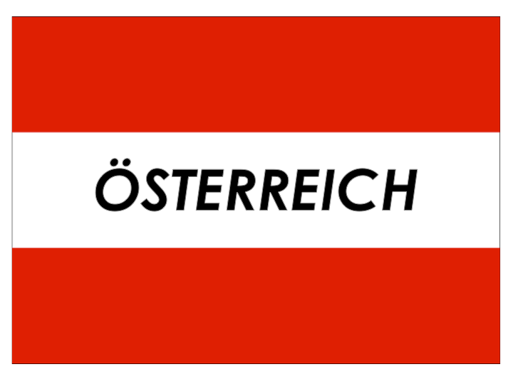 drapeau pays - Autriche / Österreich