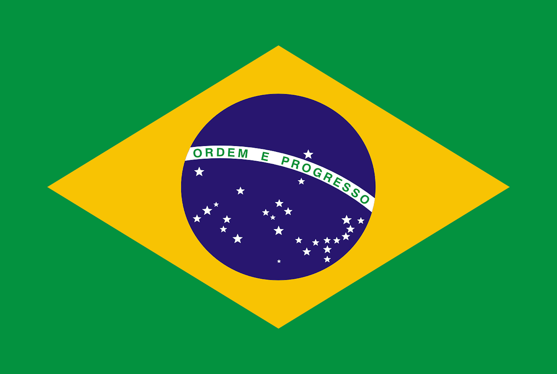 drapeau pays - Brésil / Brasil