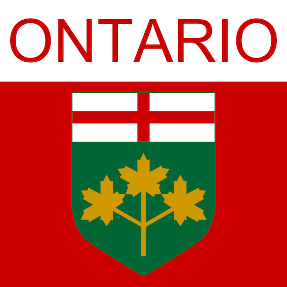 drapeau province - Canada - Ontario
