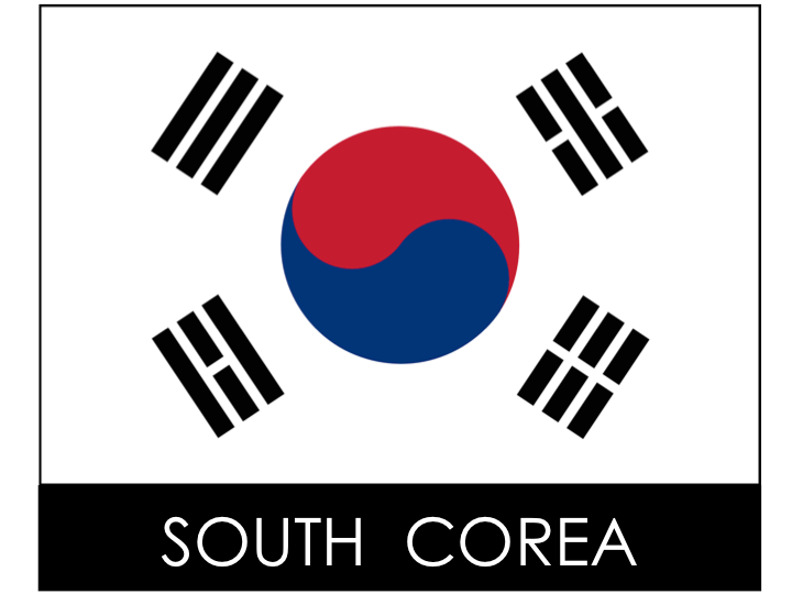 drapeau pays - Corée du sud / 대한민국