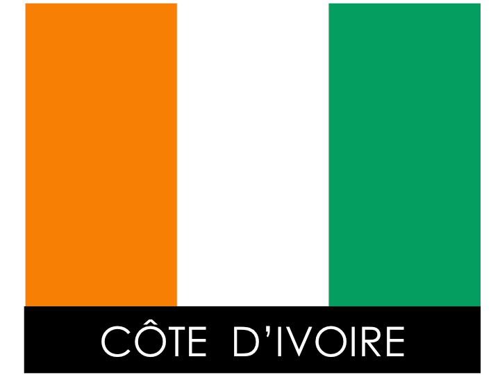 drapeau pays - Côte d'Ivoire / Ivory Coast