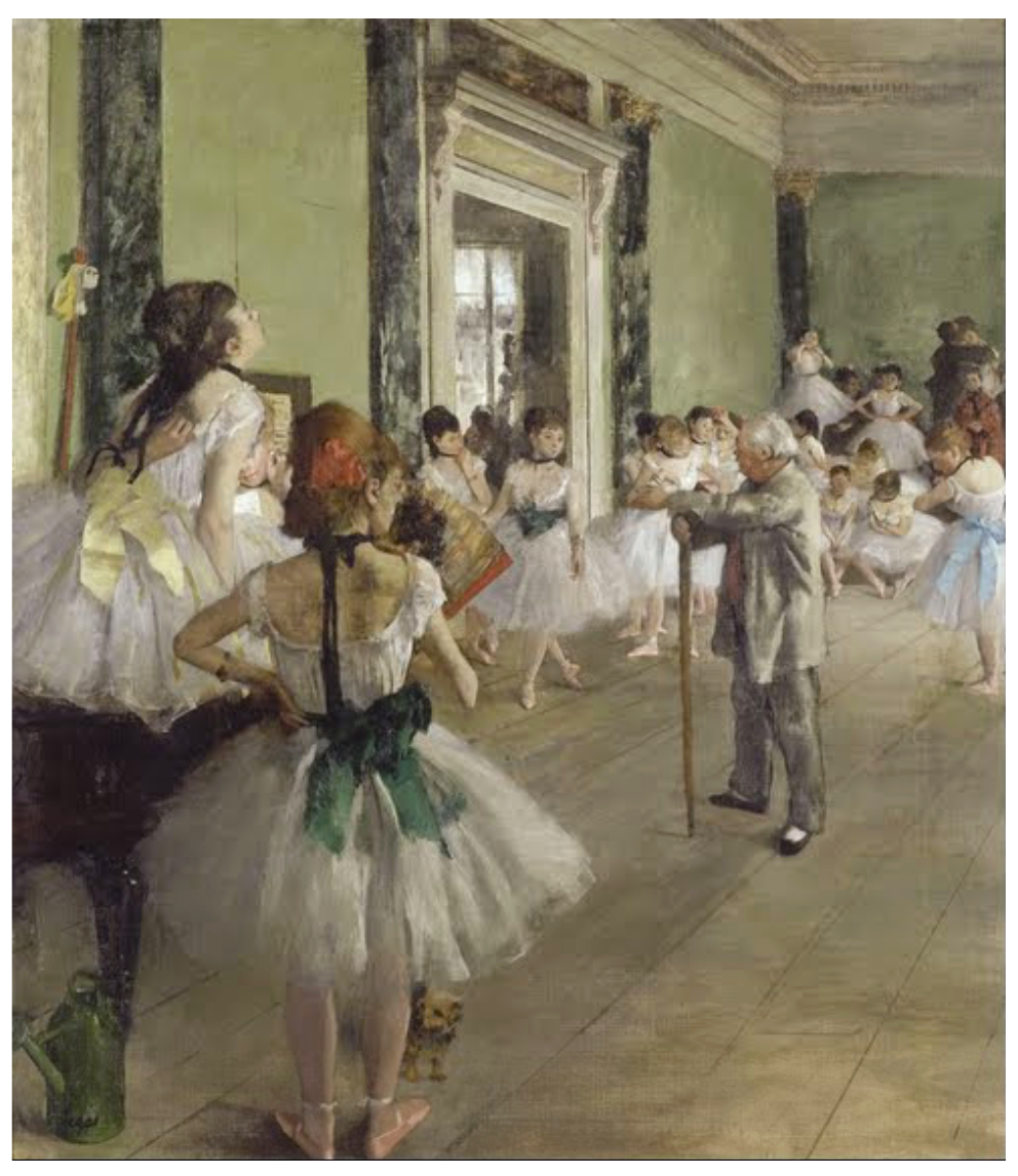 peinture-français- Degas /La classe de danse