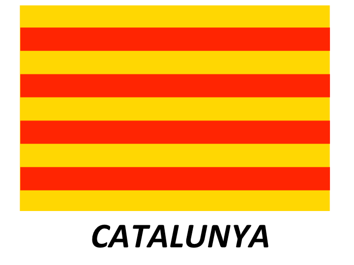drapeau région -E - Catalogne Catalunya
